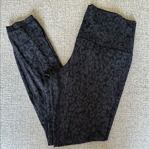 Black Leopard Print Leggings